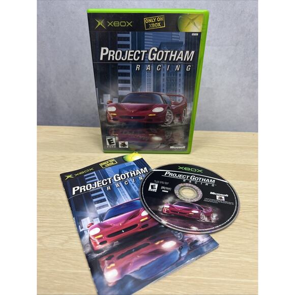 Microsoft Xbox 2001 Project Gotham Racing PGR Game - Picture 1 of 8
